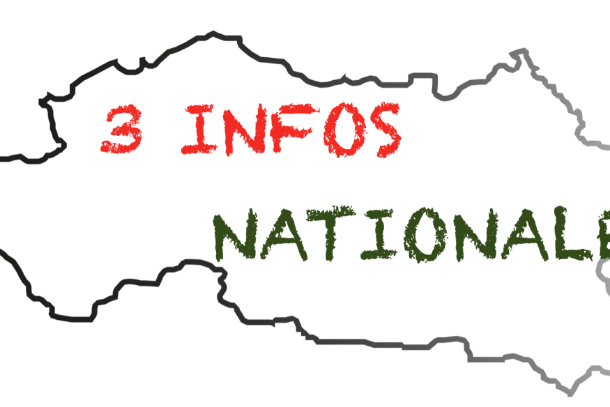Les 3 Infos Nationales du Soir - Mardi 30 Avril 2024 19h10